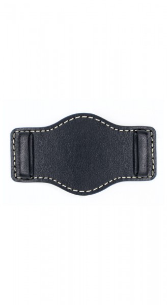 Removable underlay calf leather black (21mm)